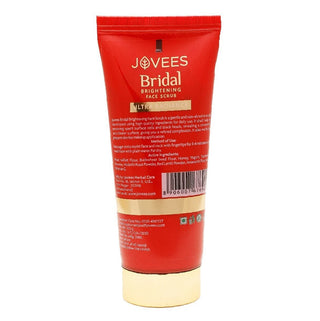 Jovees Bridal Brightening Face Scrub | Turmeric & Pearl Millet Flour