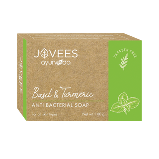 Jovees Basil & Turmeric Anti Bacterial Soap