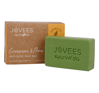Jovees Cinnamon & Neem Anti Acne Face Bar Soap