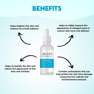Jovees 12% Niacinamide Glowing Skin Serum With Hyaluronic Acid