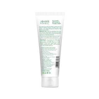 Jovees Anti Acne & Pimple Cream | Oily, Sensitive & Acne Prone Skin