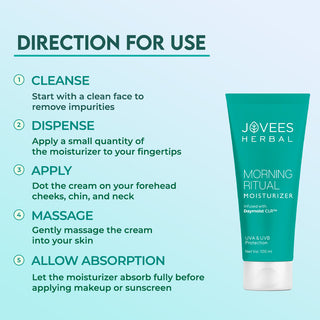 Jovees Morning Ritual Moisturizer Infused with Daymoist CLR | Prevents Dark Spots