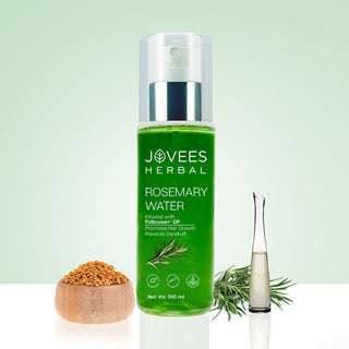 Jovees Rosemary Water Hair Growth Spray | Controls Hair Fall | Increases Hair Density | Fights Dandruff | Lightweight & Non-Greasy | For Men & Women