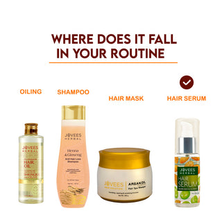 Jovees Hair Serum With Grape Seed & Almond Oil For Frizzy Hair