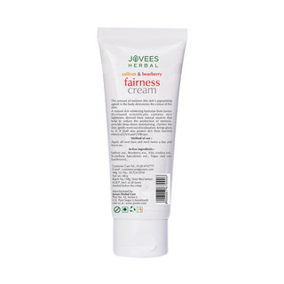 Jovees Saffron & Bearberry Fairness Face Cream | Reduces Pigmentation