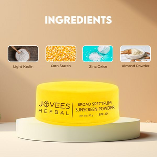Jovees Broad Spectrum Sunscreen Powder | SPF 30 | Prevents Skin Damage