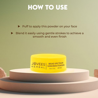 Jovees Broad Spectrum Sunscreen Powder | SPF 30 | Prevents Skin Damage