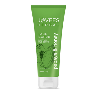 Jovees Papaya & Honey Face Scrub | With Honey & Neem | Normal to Dry Skin