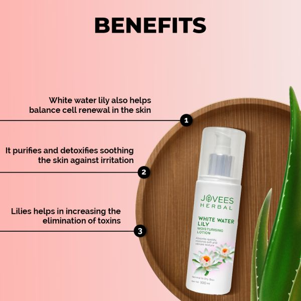 white lily skin benefits White Water Lily Moisturizing Lotion