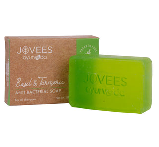 Jovees Basil & Turmeric Anti Bacterial Soap