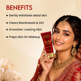 Bridal Brightening Face Scrub | Turmeric & Pearl Millet Flour