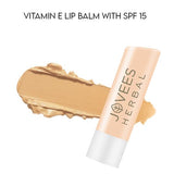 Jovees Vitamin E Lip Balm | SPF 15 | Hydrates and Rejuvenates Dry Lips