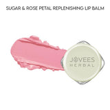 Jovees Sugar & Rose Petal Replenishing Lip Balm | Repairs Chapped Lips