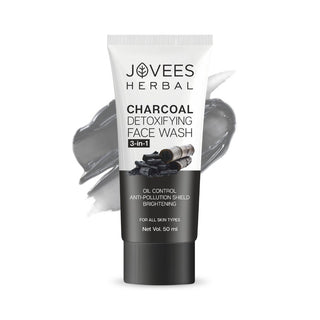 Jovees Activated Charcoal Detoxifying Face Wash | Deep Pore Cleansing