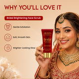 Bridal Brightening Face Scrub | Turmeric & Pearl Millet Flour