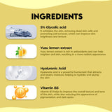 5% Glycolic Acid Brightening Skin Serum With 5% Niacinamide