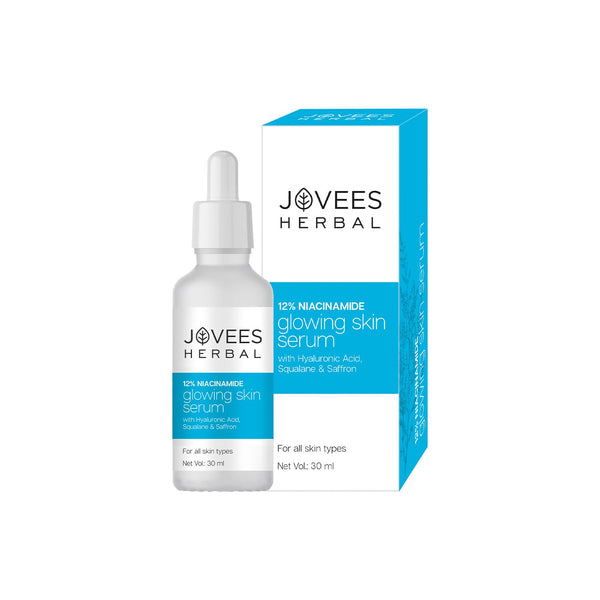 Jovees Herbal 12% Niacinamide Glowing Skin Serum With Hyaluronic Acid