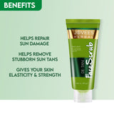 Jovees Detan Face Scrub With SPF | Black Plum, Walnut & Turmeric | All Skin Types