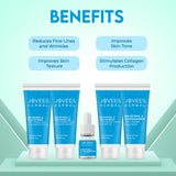Jovees Bio Retinol & Cica Extract Anti-Ageing Mini Facial Kit For Signs of Ageing, Wrinkles, Fine Lines & Dark Spots