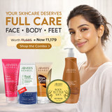 Skin Care Combo – Strawberry Face Wash,  Shea Butter Moisturizer, Shea Body Butter,  2-in-1 Foot Care Cream & Cocoa Butter Body Lotion