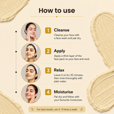 Glow Face Pack for Tan Removal & Brightening | Clay Face Mask to Clean Pores, Remove Blackheads & Dark Spots