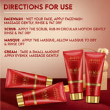 Jovees Bridal Brightening Face Wash, Bridal Face Scrub, Bridal Face Masque And Bridal Face Creme Combo For Radiance And Natural Glow