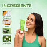 Jovees Papaya & Honey Face Scrub | With Honey & Neem | Normal to Dry Skin