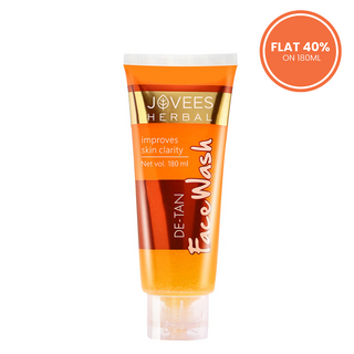 Jovees De-Tan Face Wash | Brightens And De-Tans Skin | Clarifies