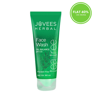 Jovees Tea Tree Oil Control Face Wash | Oily & Acne Prone Skin
