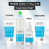 Jovees Derma Rice Water & 4% Niacinamide Toner | Brightens & Tightens Pores | Gentle & Effective | Suitable for All Skin