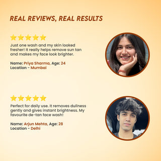 Jovees De-Tan Face Wash | Tan Removal | Gently Cleanses | Suitable for All Skin