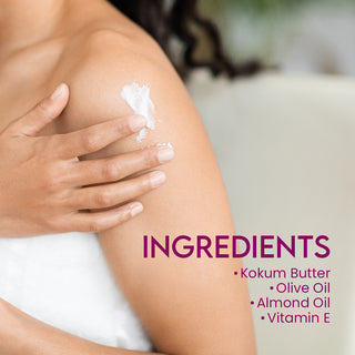 Jovees Kokum Body Butter For Dry & Rough Skin | Deep Nourishment, Non-Sticky