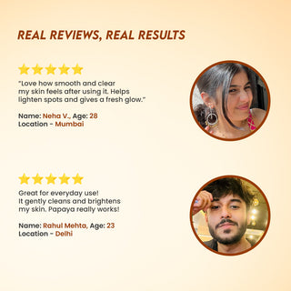 Jovees Papaya Face Wash | Brightens & Hydrates | Reduces Pigmentation