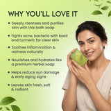 Basil & Turmeric Anti Bacterial Soap