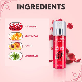 Jovees Rose Skin Toner | Tightens Pores | For Normal to Dry Skin