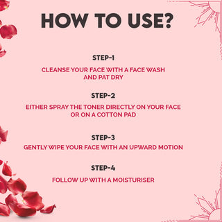 Jovees Rose Skin Toner | Tightens Pores | For Normal to Dry Skin